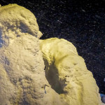 Ice monsters on the top of Zao.