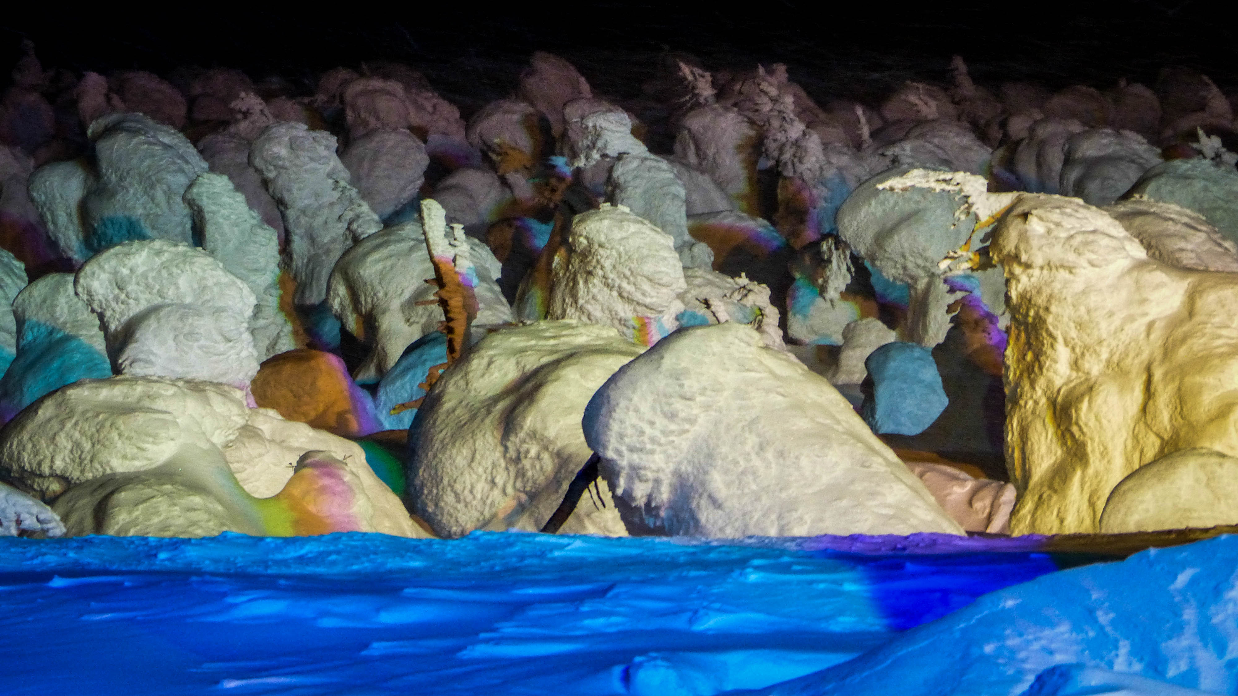 Ice monsters on the top of Zao.