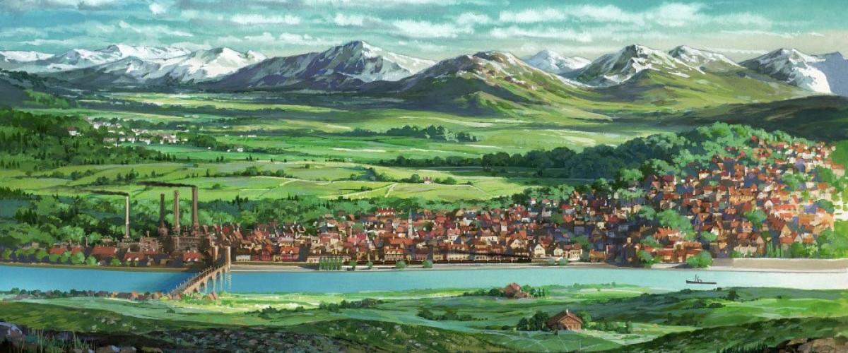 the town in Howl's Moving Castle