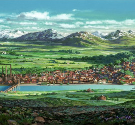 the town in Howl's Moving Castle