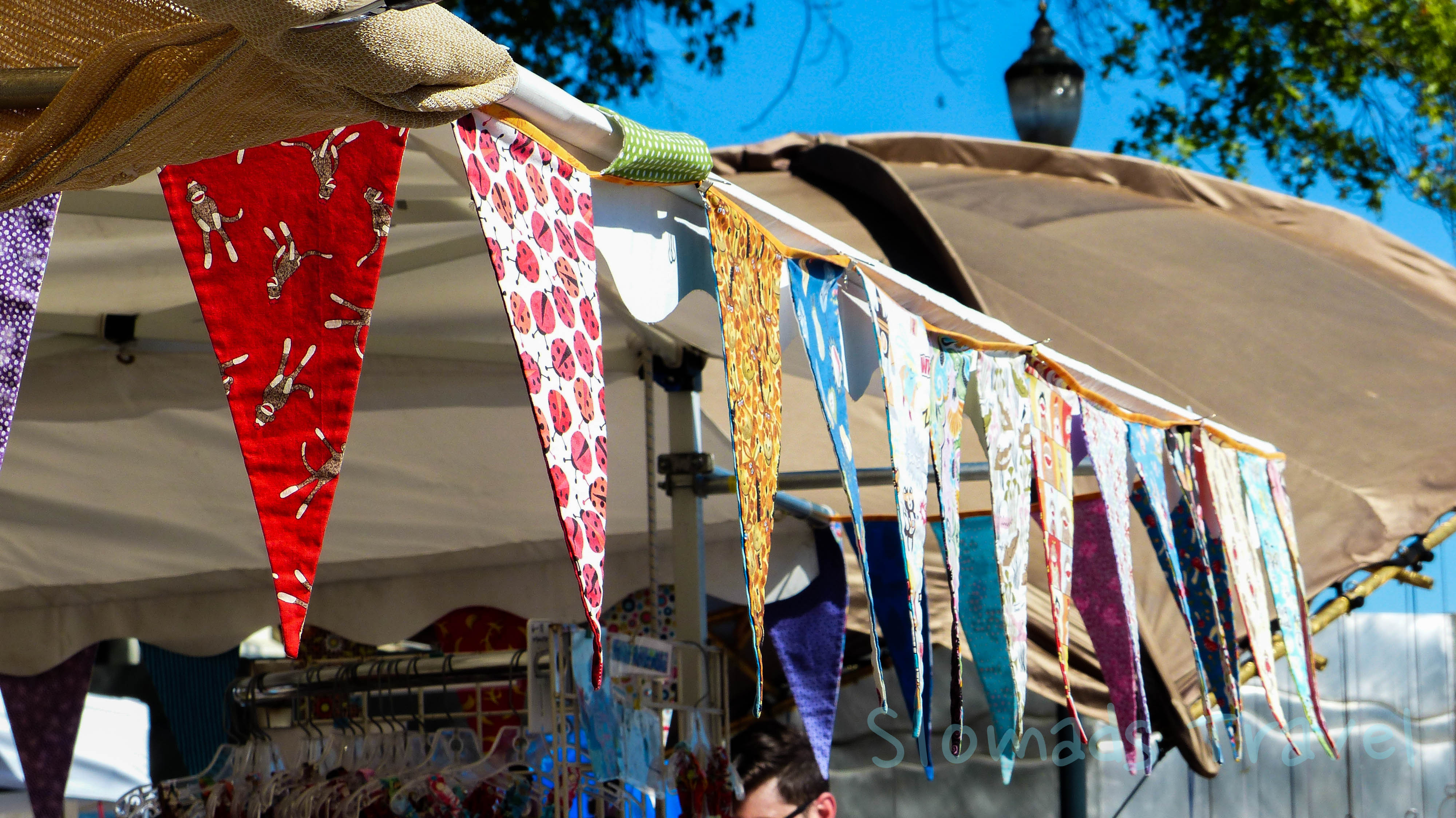 Portland Saturday Market flags