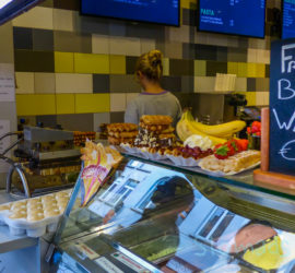 Belgian waffles in Bruges/