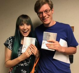 Jeff and me after getting our visas.